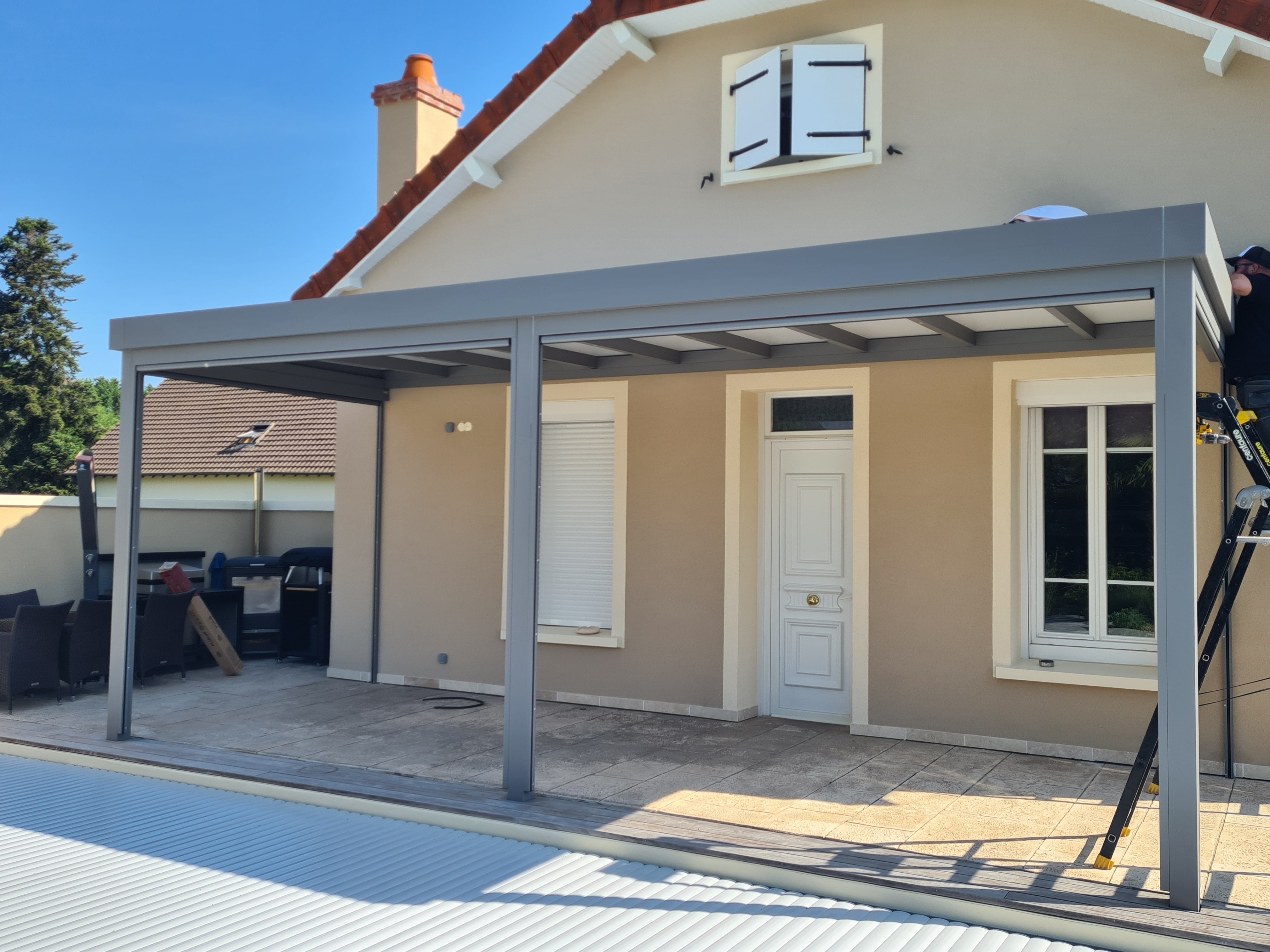 pergola toit plat Flatroof