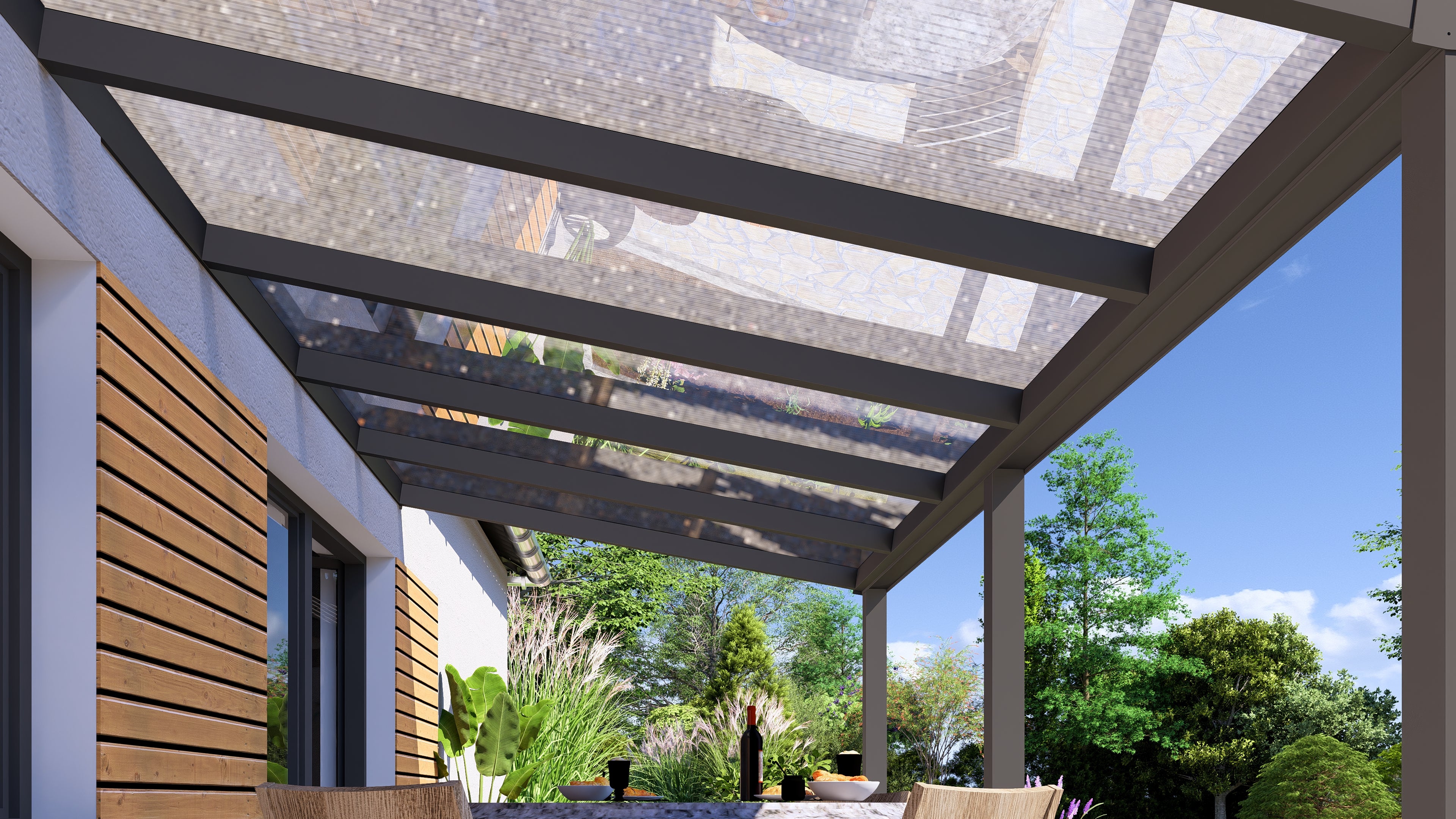 Pergola in alluminio Opus